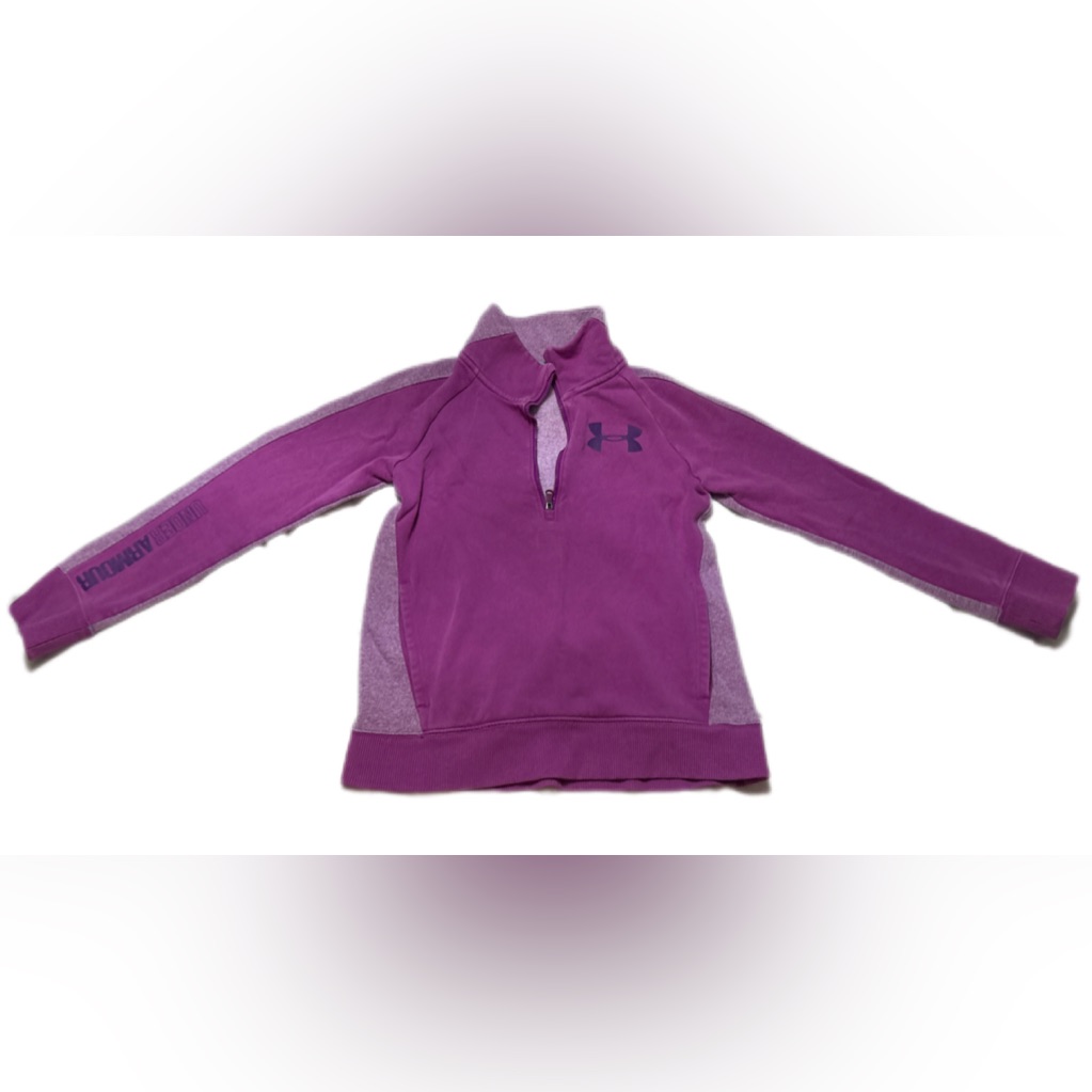 Under Armour Violet Half-Zip Top -Junior’s/ Medium Youth